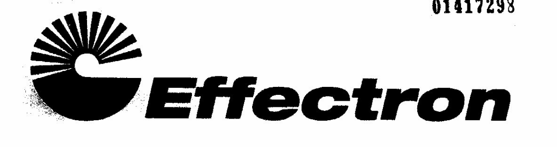 Effectron With Label Device mark 1417298 Trademark