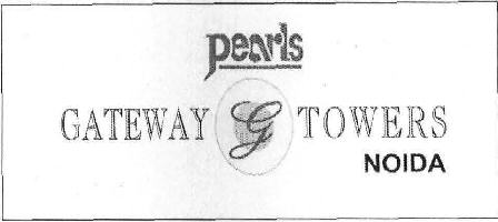 Pearls Gateway G Towers Noida (logo) Device mark 2057955 Trademark