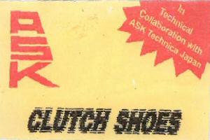 Ask Clutch Shoes (logo) Device mark 1913404 Trademark