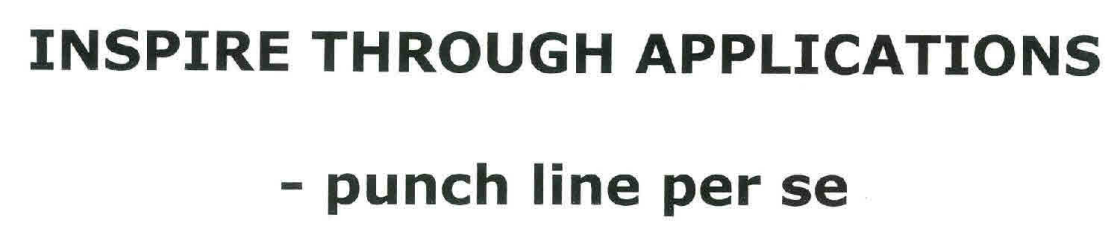 Inspire Through Applications - Punch Line Per Se Device mark 2685204 Trademark