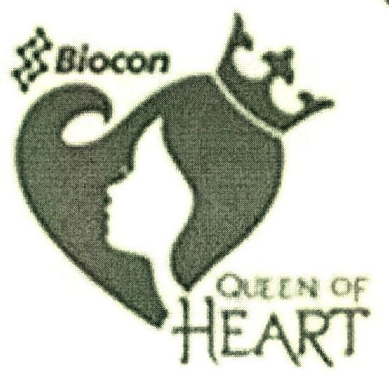 Biocon - Queen Of Hearts Device mark 2607943 Trademark