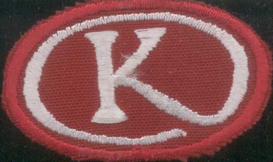 K (device Of Cloth Of Label) Device mark 955554 Trademark