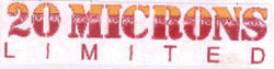 20 Microns Limited (label) Device mark 1448936 Trademark