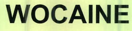 Wocaine Device mark 2390074 Trademark