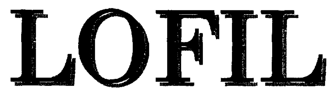 Lofil (letters Shaded) Device mark 1384991 Trademark