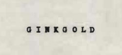 Ginkgold Device mark 591017 Trademark