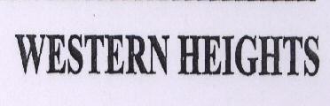 Western Heights Device mark 1758120 Trademark