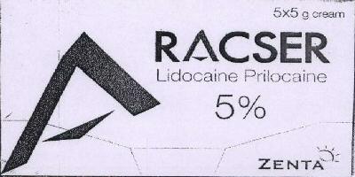 Racserlidocaine Prilocaine Device mark 1769355 Trademark