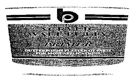 Acrylic Wallputy & Primer With Device Device mark 2051735 Trademark