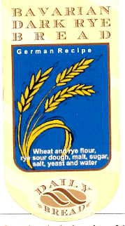 Bavarian Dark Rye Bread, German Recipe Dev: Wheat Corn Device mark 1282171 Trademark