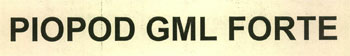 Piopod Gml Forte Device mark 2311816 Trademark
