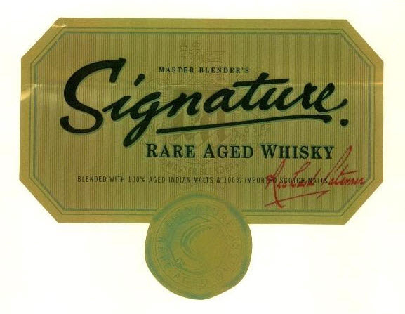 Signature Rare Aged Whisky Device mark 2825118 Trademark