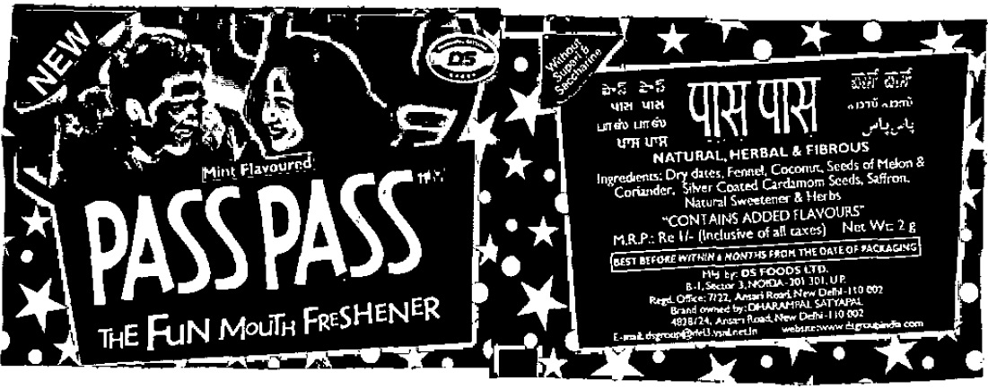 Pass Pass Device mark 1104556 Trademark