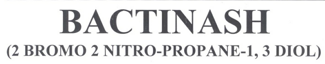 Bactinash (2 Bromo 2 Nitro-propane-1, 3 Diol) Device mark 2197350 Trademark