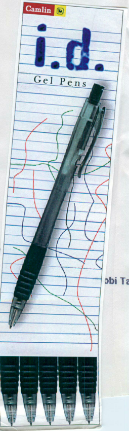 Camlin I .d . G E L P E N S (device Of Pen And Camel) Device mark 1127304 Trademark