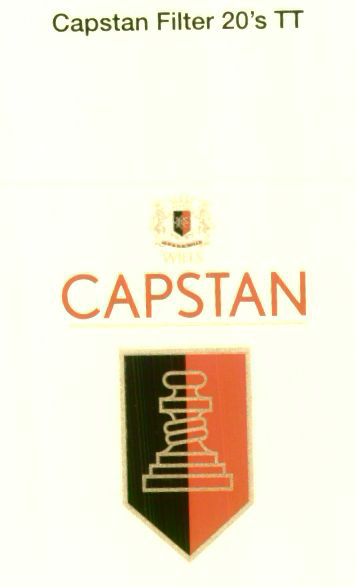 Capstan, Wills Shild De. (label) Device mark 1486623 Trademark