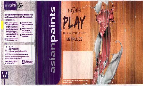 Asianpaints Royale Play Metallics Device mark 2398740 Trademark