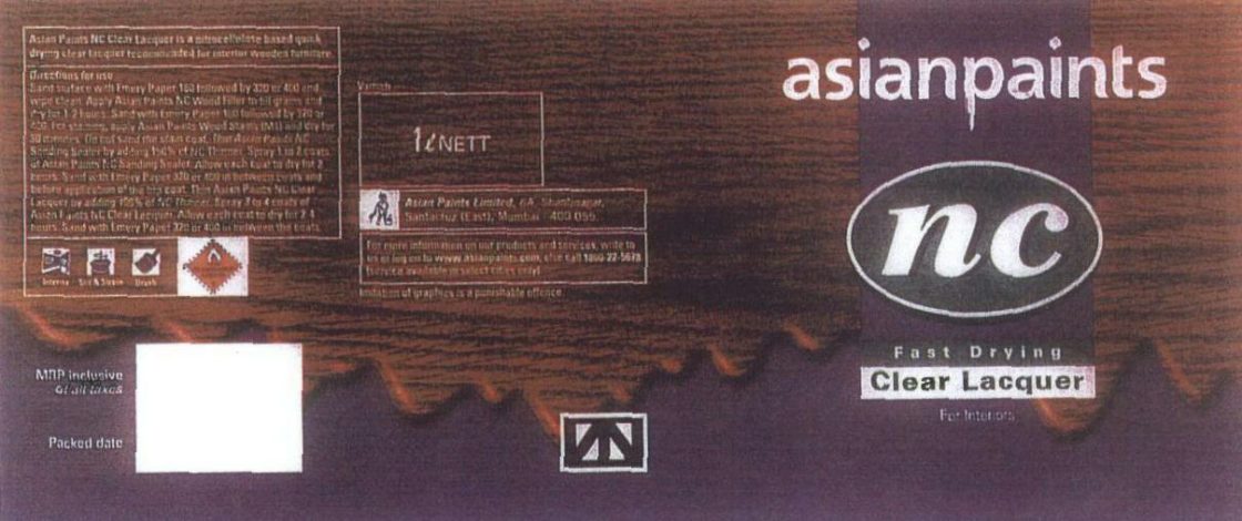 Asainpaints (label) Device mark 1670434 Trademark