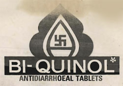 Bi- Quinol Antidiarrhoeal Tablets Device mark 647842 Trademark