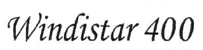 Windistar 400 Device mark 2732521 Trademark
