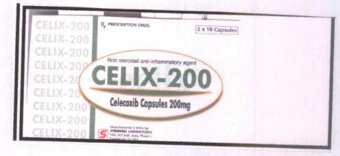 Celix - 200 (label) Device mark 1556570 Trademark