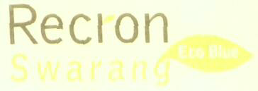 Recron Swarang (device Of Leaf) Device mark 1622002 Trademark