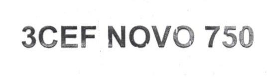 3cef Novo 750 (label) Device mark 1688961 Trademark