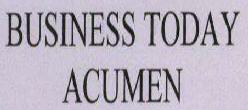 Business Today Acumen Device mark 1719188 Trademark