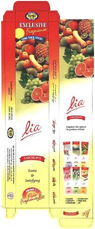 "fruit Lia" Device mark 1924245 Trademark