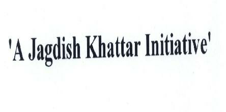 "a Jagdish Khattar Initiative" Device mark 1666723 Trademark
