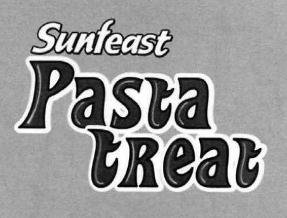 Sunfeast Pasta Treat (label) Device mark 1320757 Trademark