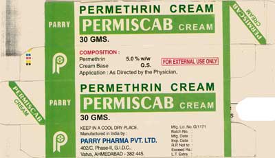 Permiscab Cream Device mark 1211284 Trademark