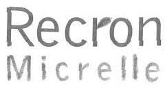 Recron Micrelle (label) Device mark 1621906 Trademark