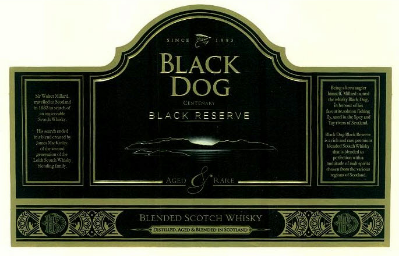 Black Dog Black Reserve Device mark 2518902 Trademark
