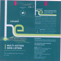He Multi-action Skin Lotion (dev) (label) Device mark 1783980 Trademark