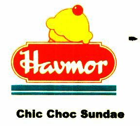 Havmor Chic Choc Sundae [label] Device mark 1456391 Trademark