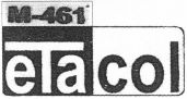 M- 461 Eta Col (label) Device mark 1559274 Trademark