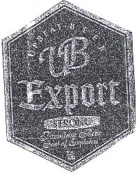 Upbeat Beer, Ub Export, Strong Device mark 1858942 Trademark