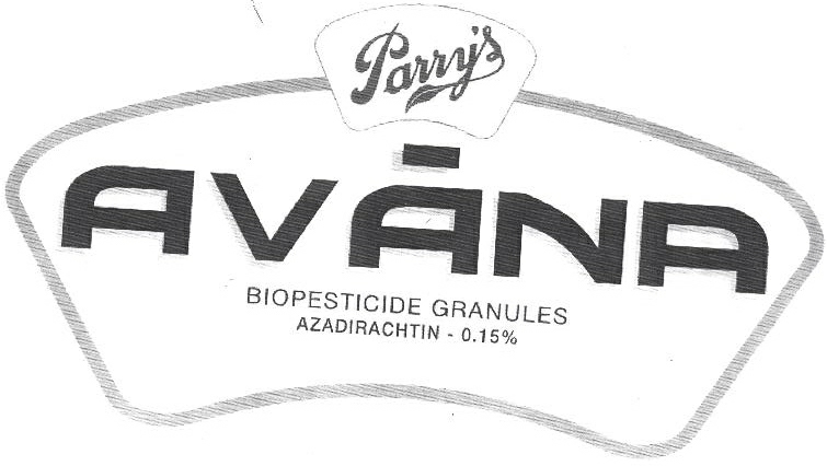 Parry's Avana (logo) Device mark 1492056 Trademark