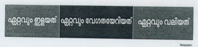 Youngest Fastest Largest (malayalam) Label Device mark 1452513 Trademark