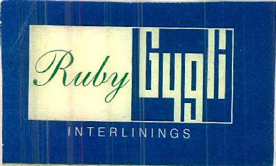 Ruby Gygli Interlinings Device mark 2613212 Trademark
