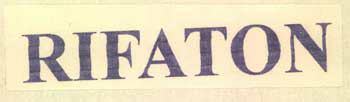 Rifaton [lablel] Device mark 1167522 Trademark