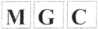M G C (label) Device mark 2566699 Trademark