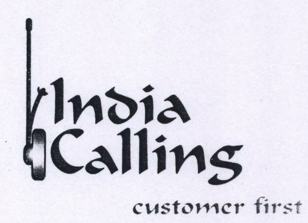 India Calling With Label Device mark 1457146 Trademark