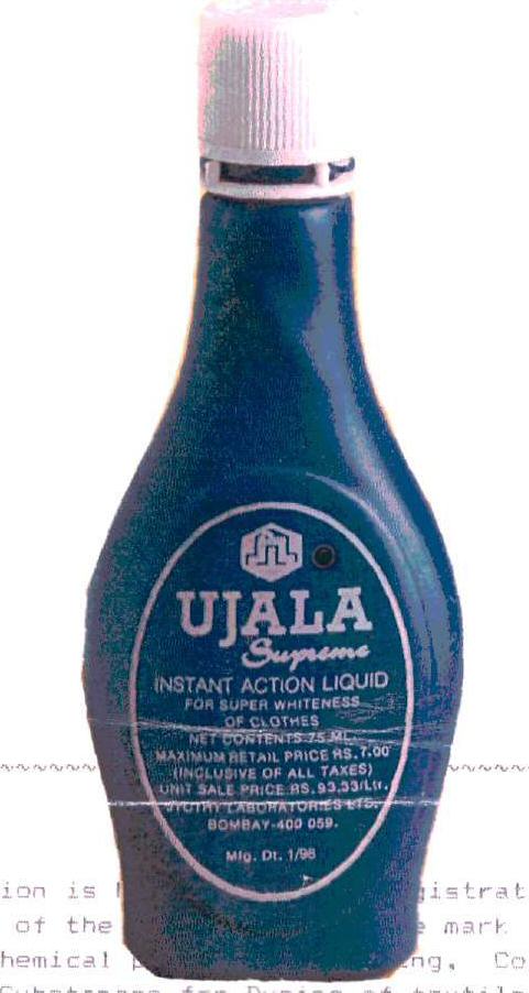 Ujala Shampoo Bottle Device mark 833590 Trademark
