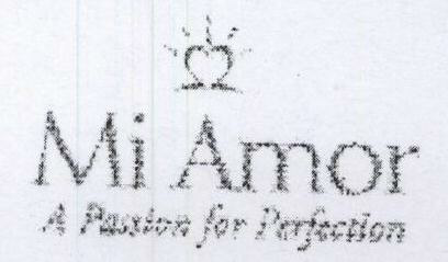 Mi Amor A Passion For Perfection With Logo Device mark 1740974 Trademark
