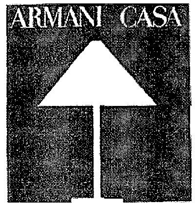 Armani Casa (device Of Arrow) Device mark 1341799 Trademark