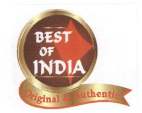Best Of India (label) Device mark 1638881 Trademark