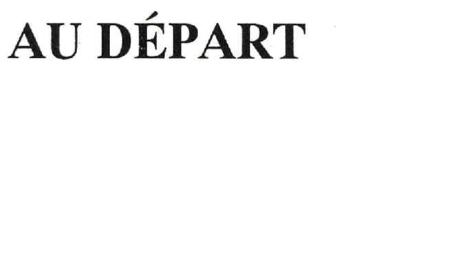 Au Depart Device mark 1973295 Trademark