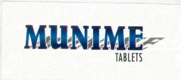 Munime Tablets With Label Device mark 1459920 Trademark